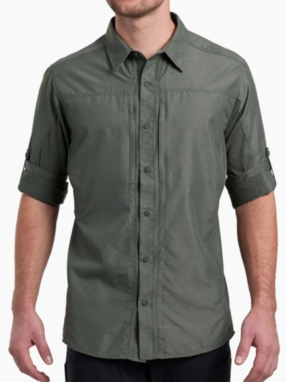 Kuhl Airspeed Long Sleeve Shirt - Size L - Olive Green